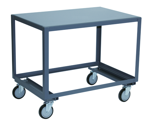 ミッドレングス　7,6 Item # LV360, Mobile Table - Top Shelf, Angle Frame Bottom